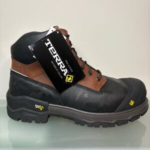New Terra Gantry 6" Waterproof Nano Composite Toe Safety Work Boot Mens Size 14M